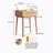 Natural Wood 60cm Dresser Table Desk