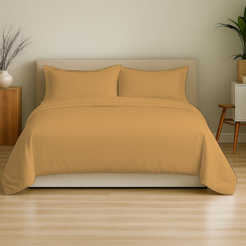 6-Piece Soft Microfiber Sheet Set, Full Sheet Set with 4 Pillowcases, Medallion
