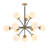 Arisai Andreau 12-Light Dimmable Sputnik Sphere Chandelier-80314064-80314066