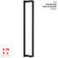 Matte Black Push/Pull Door Handle-92480078