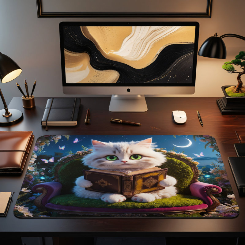 Polyester Desk Pad, 31.5x15.5