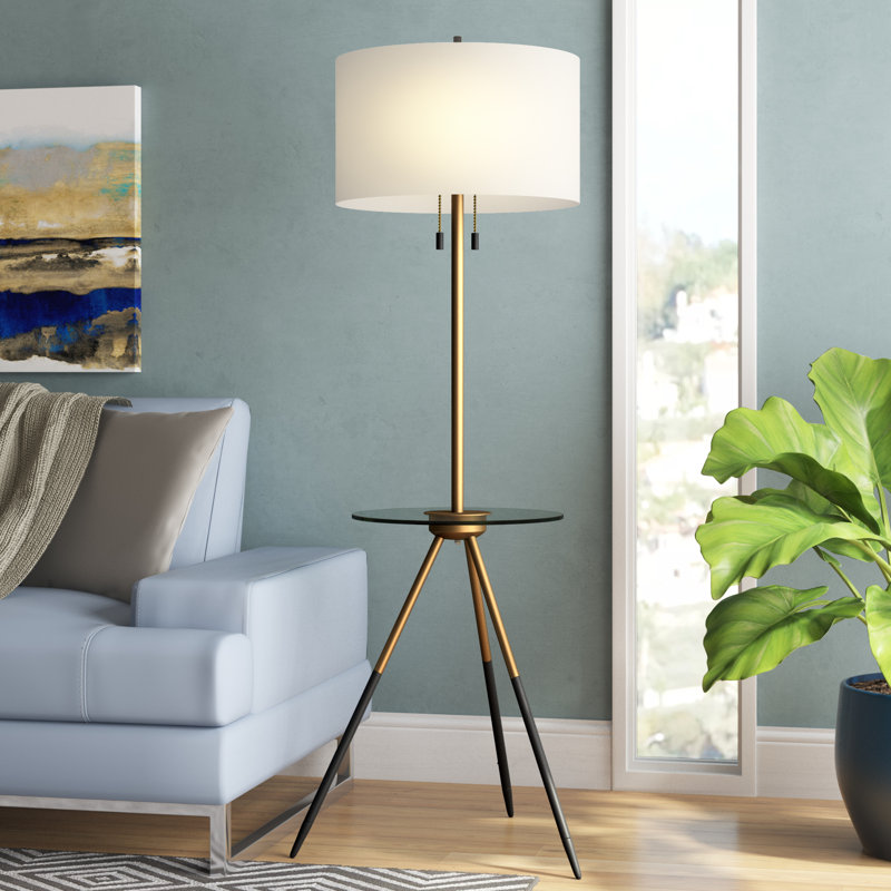 Wickham 61'' Tray Table Floor Lamp