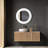 Iseabal Glass Round Mirror