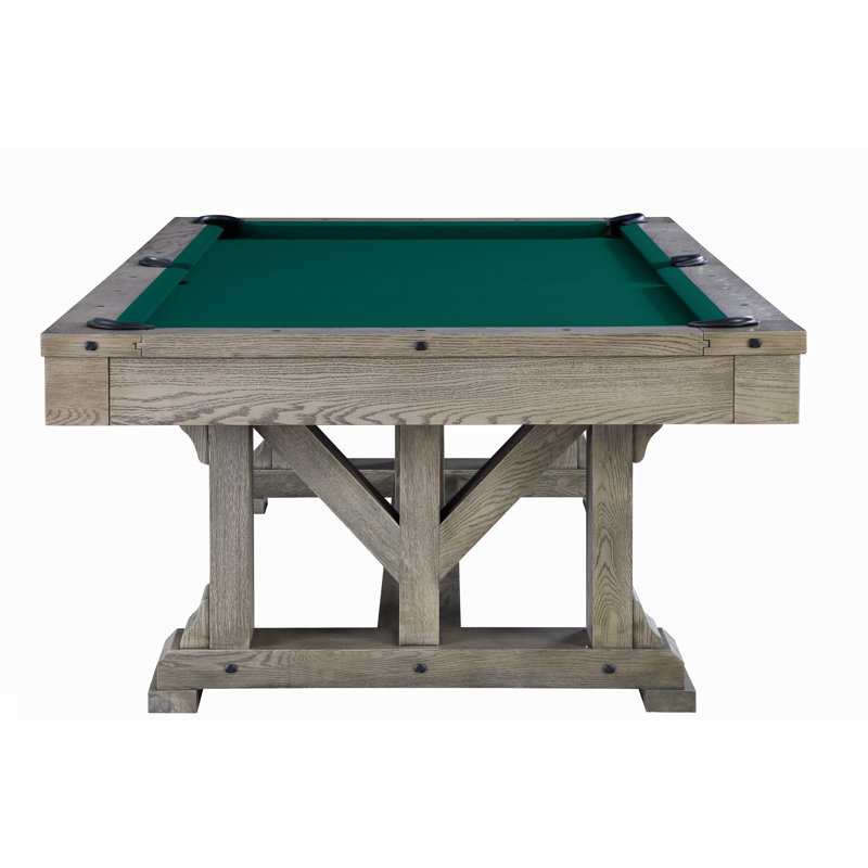 Cross Creek Slate Pool Table with Professional Installation Included, Dark Green, 7', Yes