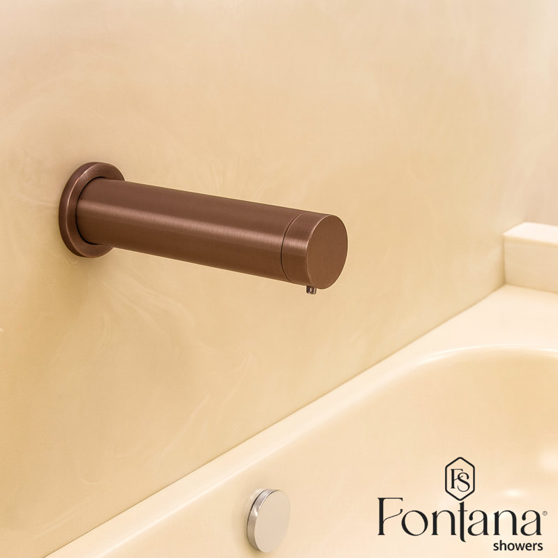 Distributeur de savon mural automatique Fontana Reno, Or brossé