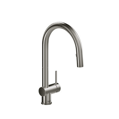 Azure Pull-Down Kitchen Faucet With C-Spout