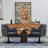 Loms Genuine Leather Swivel Accent Chair-940072826