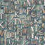 Nostalgie Block Letters Design Wallpaper Roll-28969891