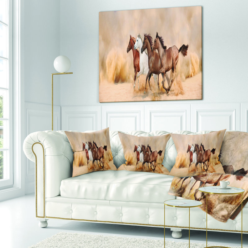 Coussin lombaire Landscape, 16 po x 16 po, Carré