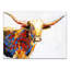 «Painterly Bull» - peinture sur toile tendue