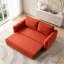 Canapé-lit convertible 3-en-1 en tissu Teddy