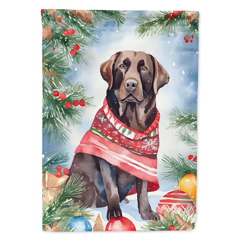 Double Sided Polyester Christmas, 40'' H x 28'' W