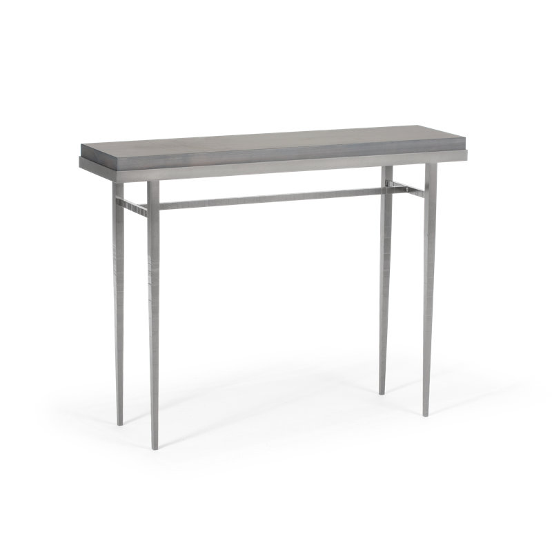 Console Wick, Platine rétro, H 32 po x l 42 po x P 11,5 po, Gris