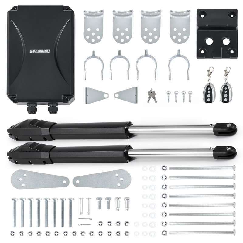 Automatic Dual Swing Gate Opener Kit-399.2kg, 609.6cm