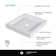 32" W x 32" D Double Shower Base