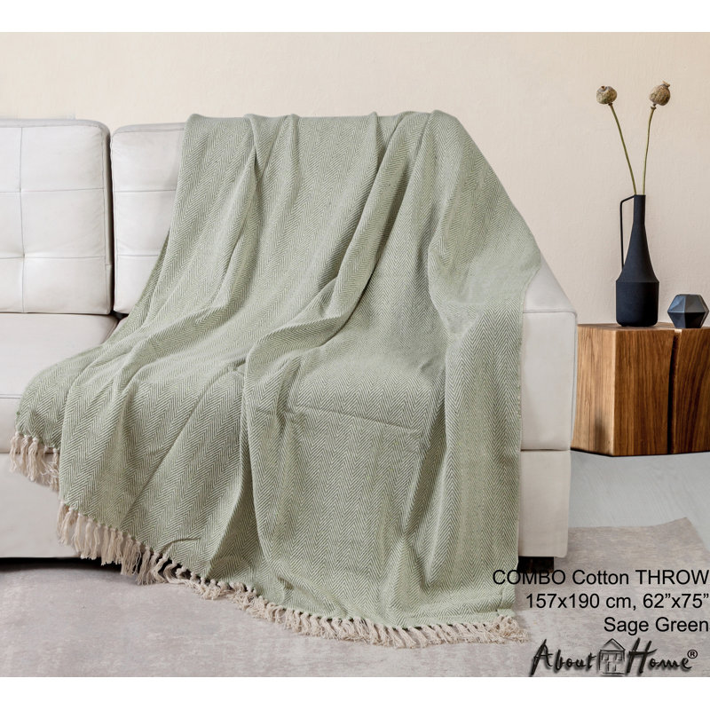 Klowey Throw, Sage Green