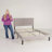 Berdean Button Tufted Platform Bed Frame with LED Lights-1715635728-1715635730