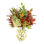 Fall Arrangement in Lemon Vase