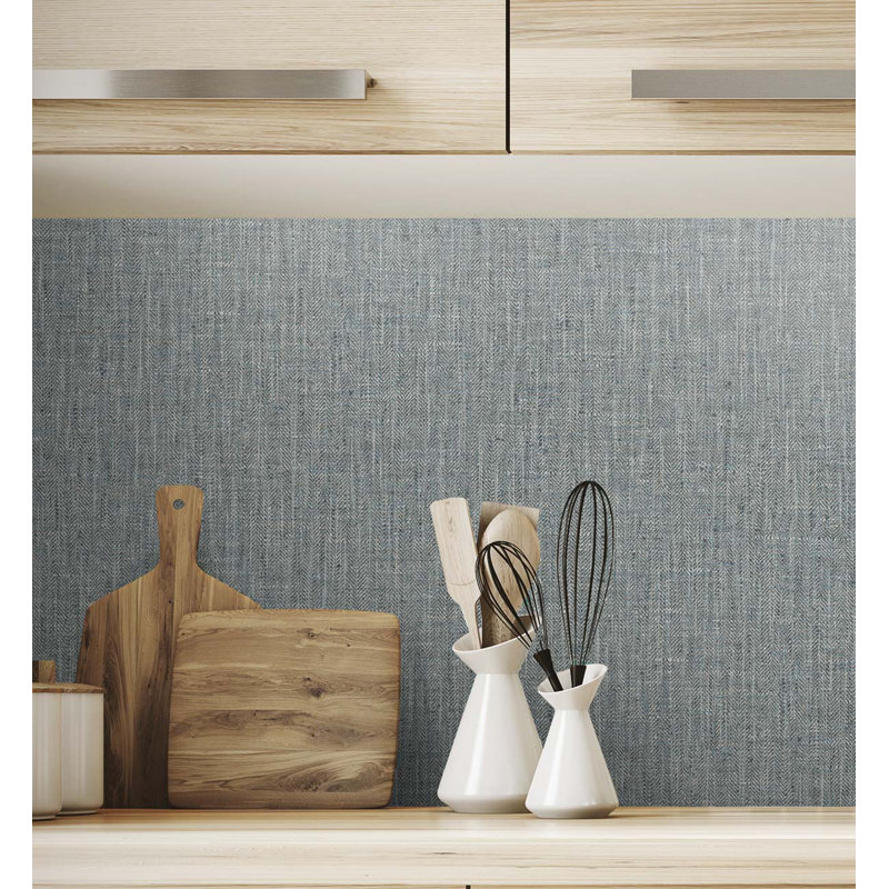 Tedlar Vinyl Wallpaper Roll, Indigo