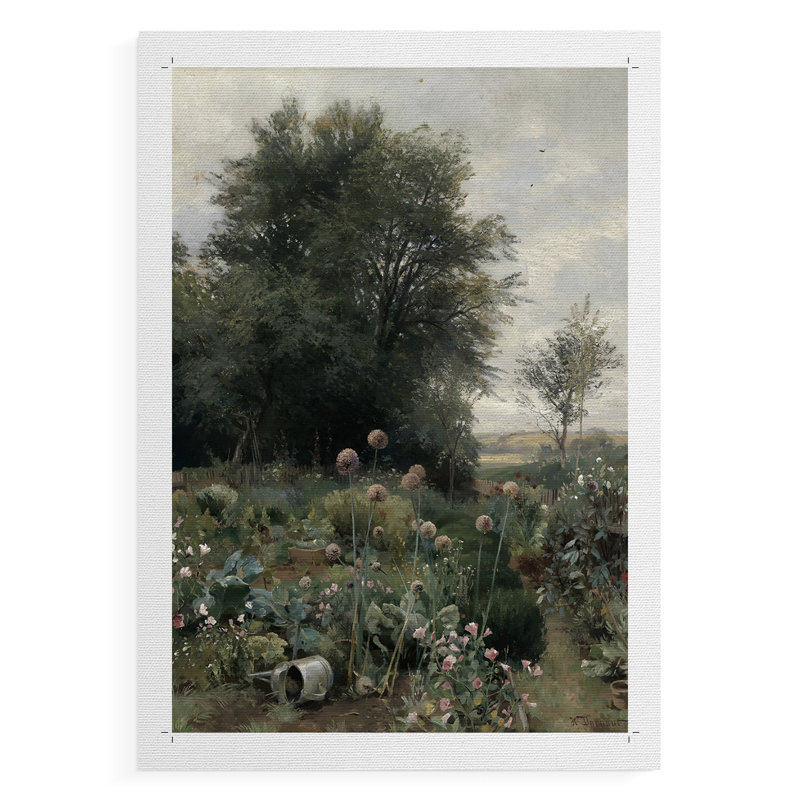 Paysage rétro CLX III - impression sur toile seulement - non encadrée, H 36 po x l 24 po