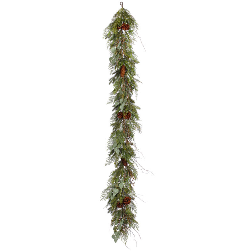 Adame 72'' in. Faux Pinecone Garland