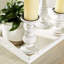 Mango Wood Turned Style Pillar Candle Holders (Set of 3)-21188282