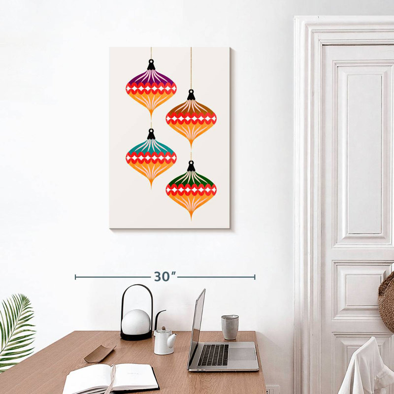 Lelend Christmas Balls II, 30" H x 20" W