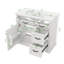 Ensemble de meuble-lavabo 36 po avec lavabo intégré, lavabo simple avec 4 tiroirs, porte à fermeture en douceur et tablette personnalisable, lavabo en céramique inclus-772241573-772241571