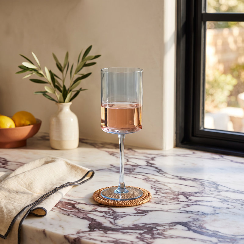 Estella Wine Glasses, Light Blue