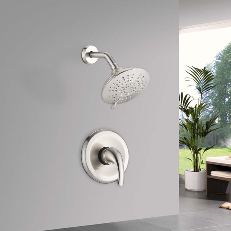 Système de douche complet avec valve brute