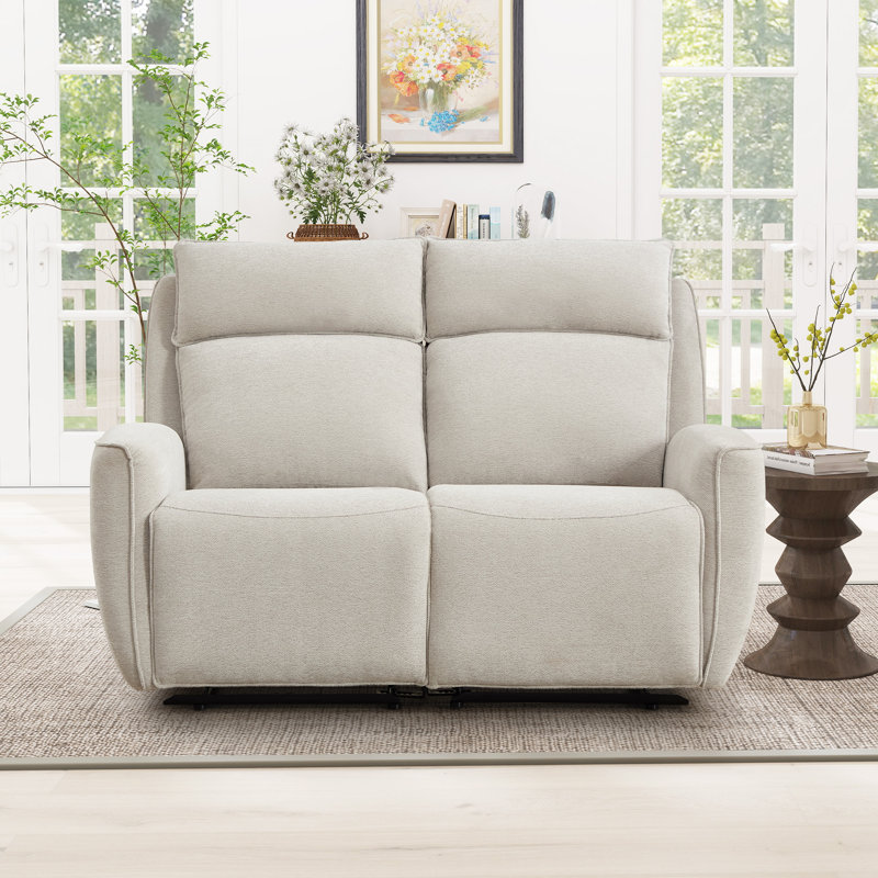 Causeuse inclinable 59,5 po, Beige