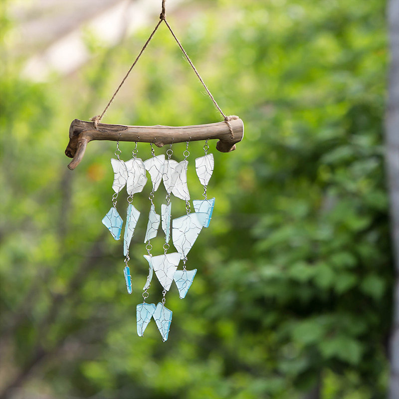 Raindrop Mobile with Wire Art