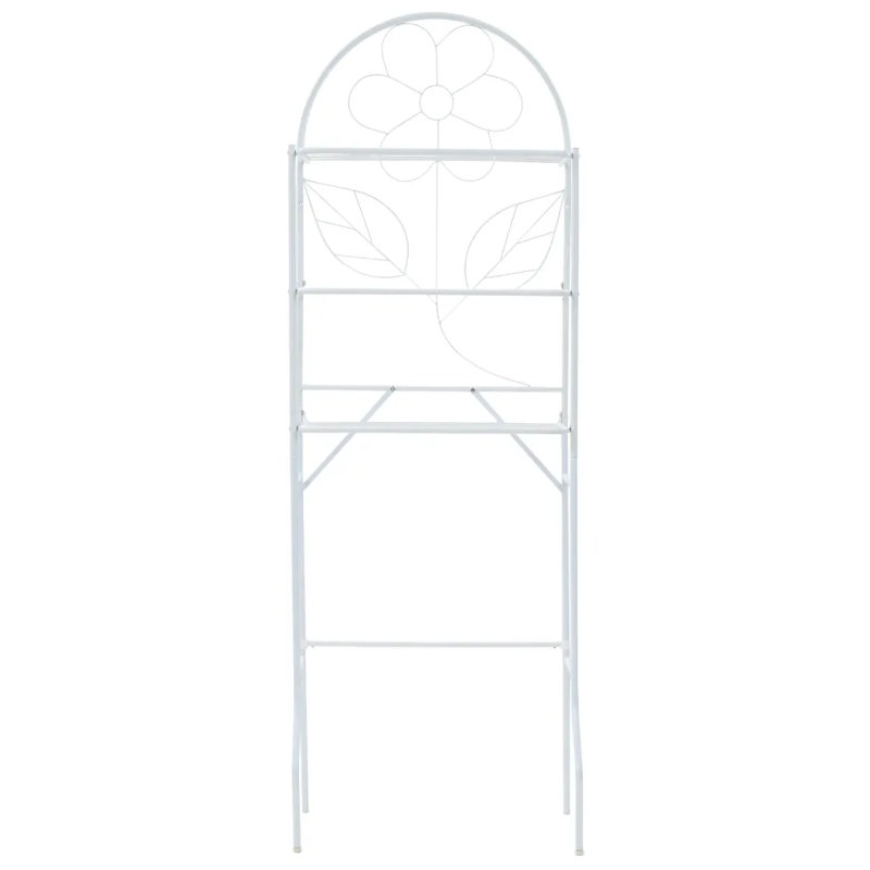 Mangrum Metal Over The Toilet Storage, White