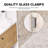 Mortix Easyclean Fixed Shower Panel - Quickmount Shower Screen, 10Mm(3/8'') Tempered Glass (30"W Ã—78"H)-116536652