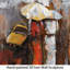 Peinture sur toile tendue