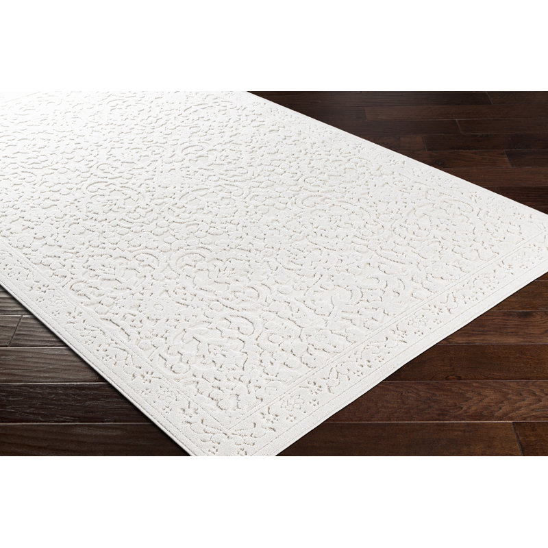 Emert Floral Rug, Rectangle 7'10" x 10'