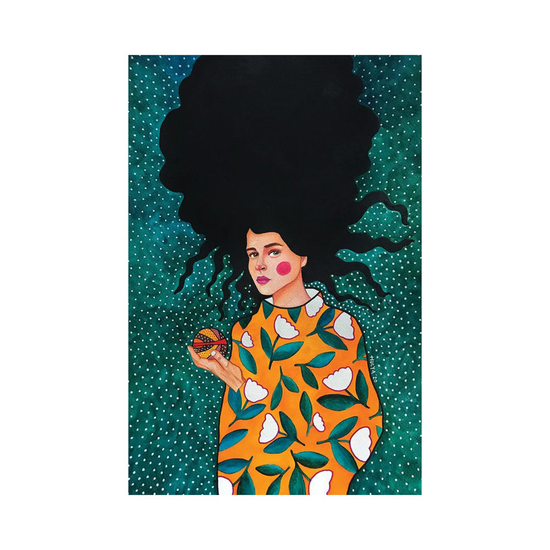 Simple Yet Surprisingly by Hülya Özdemir - Painting on Canvas, Wrapped Canvas, 66.04 cm H x 45.72 cm W x 1.91 cm D