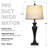 30” Modern Touch Control Table Lamp Set with USB & Type-c Ports, Bulb Included-560611318