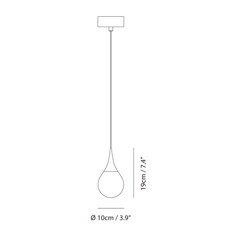 Paopao 1 - Light Pendant, Copper