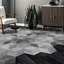 Carrelage de sol hexagonal luxueux en vinyle 11,8 po x L 9,8 po H 1,5 po