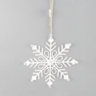 Ornement suspendu flocon de neige