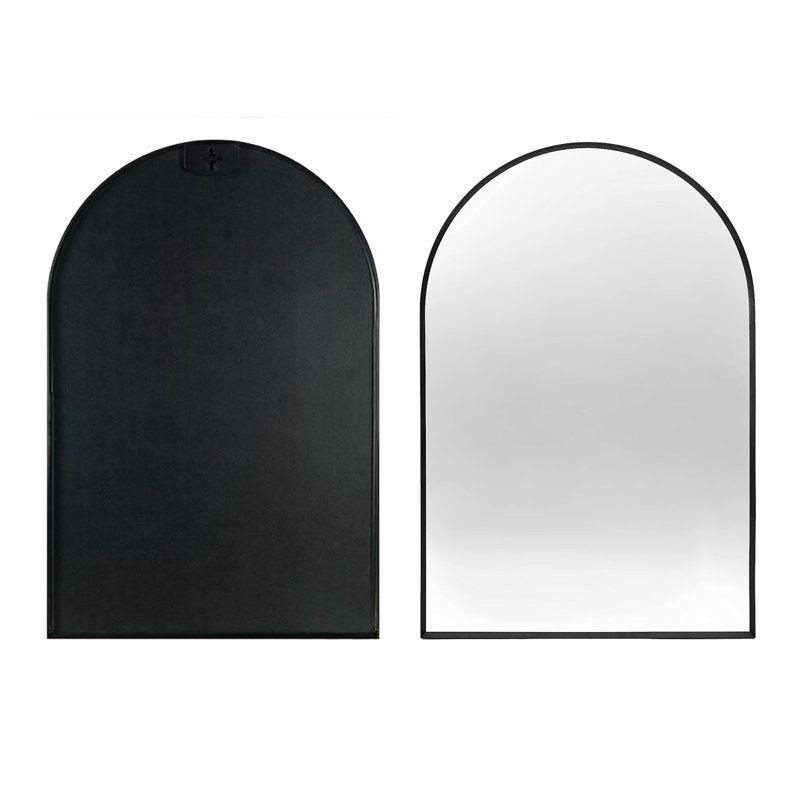 Miroir de salle de bain 32 po, Noir