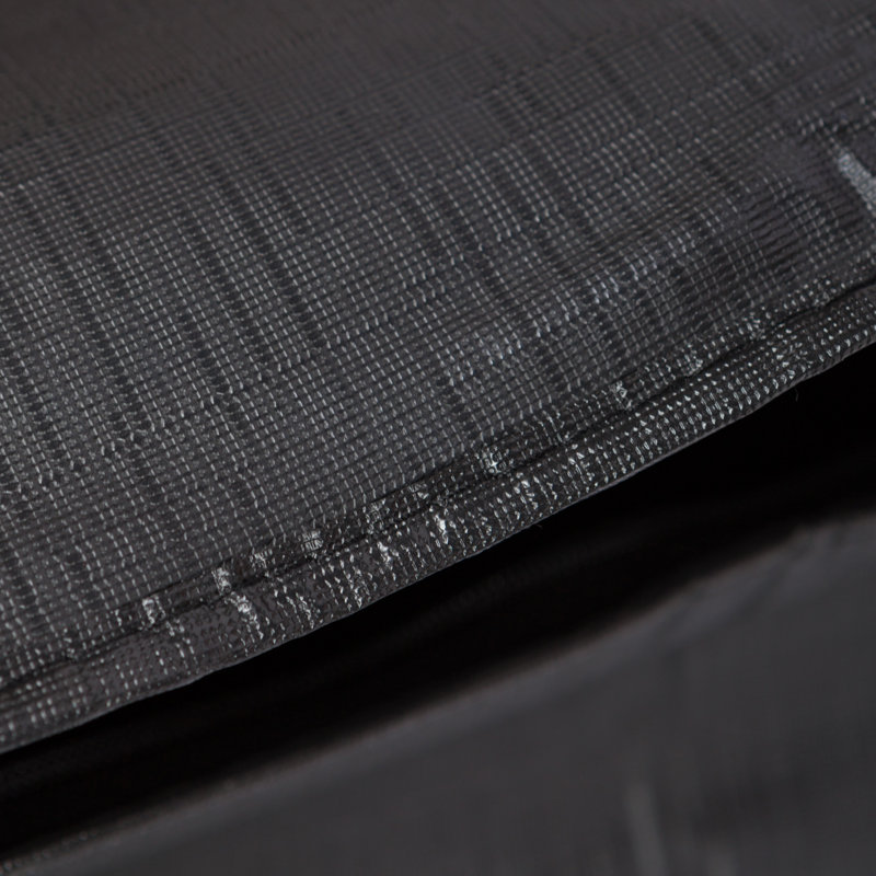 Fire Sense Vinyl Cover, Felt Lined Interior 10 Gauge Vinyl with Zipper & Fabric Ties - Black