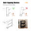 Armoire de rangement pour chaussures en métal et bois manufacturé 16 paires Cula-1440266877
