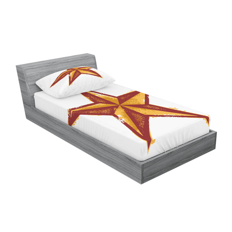 Ensemble de draps Grorn Western Star Worn, Ensemble de draps pour lit simple TG avec drap-hou