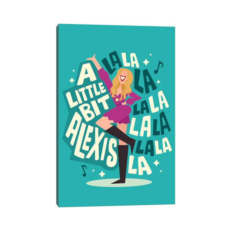 La La La by Risa Rodil - Print on Canvas, Wrapped Canvas, 66.04cm H x 45.72cm W x 3.81cm D
