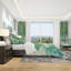 Watercolor Rock II - Ensemble de housse de couette moderne et contemporain - Microfibre de polyester-38757856
