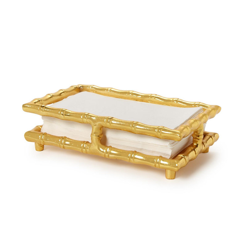Porte-serviettes d'invité en aluminium Golden Bamboo