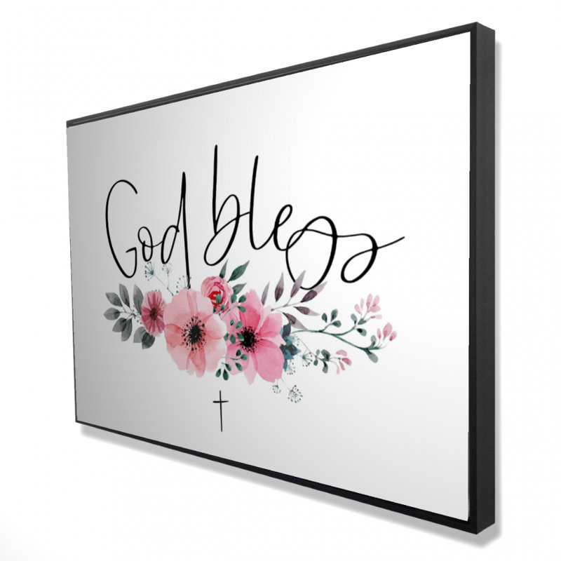 «God Bless» sur toile