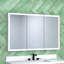 48 In. W X 30 H Rectangular Silver Aluminum Recessed/Surface Mount Medicine Cabinet With High - Definition Mirror, Integrated Led, 110 Soft Close Hinges, Fog Function And Charging Stations Robust